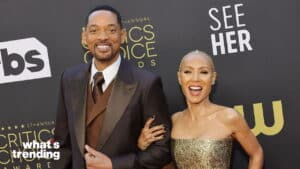Will Smith and Jada Pinkett Smith smiling on the red carpet at the 27th Annual Critics Choice Awards