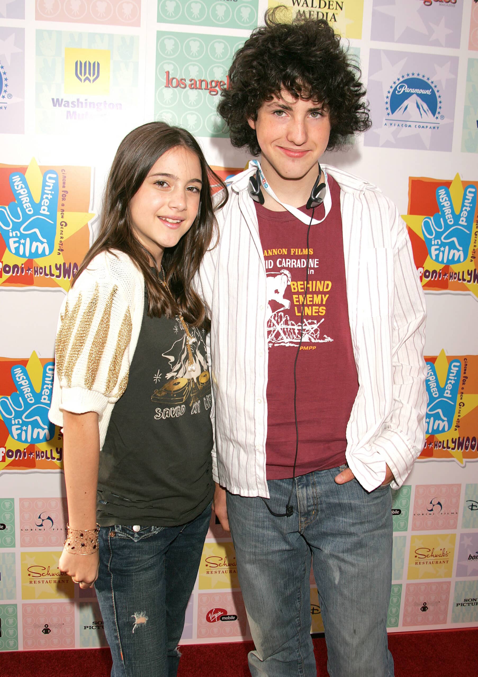 Alexa Nikolas and Sean Flynn during Giffoni Hollywood Film Festival Debuts with Premiere of Duma - Arrivals at Cinerama Dome at ArcLight Theatres in Hollywood, California, United States.
