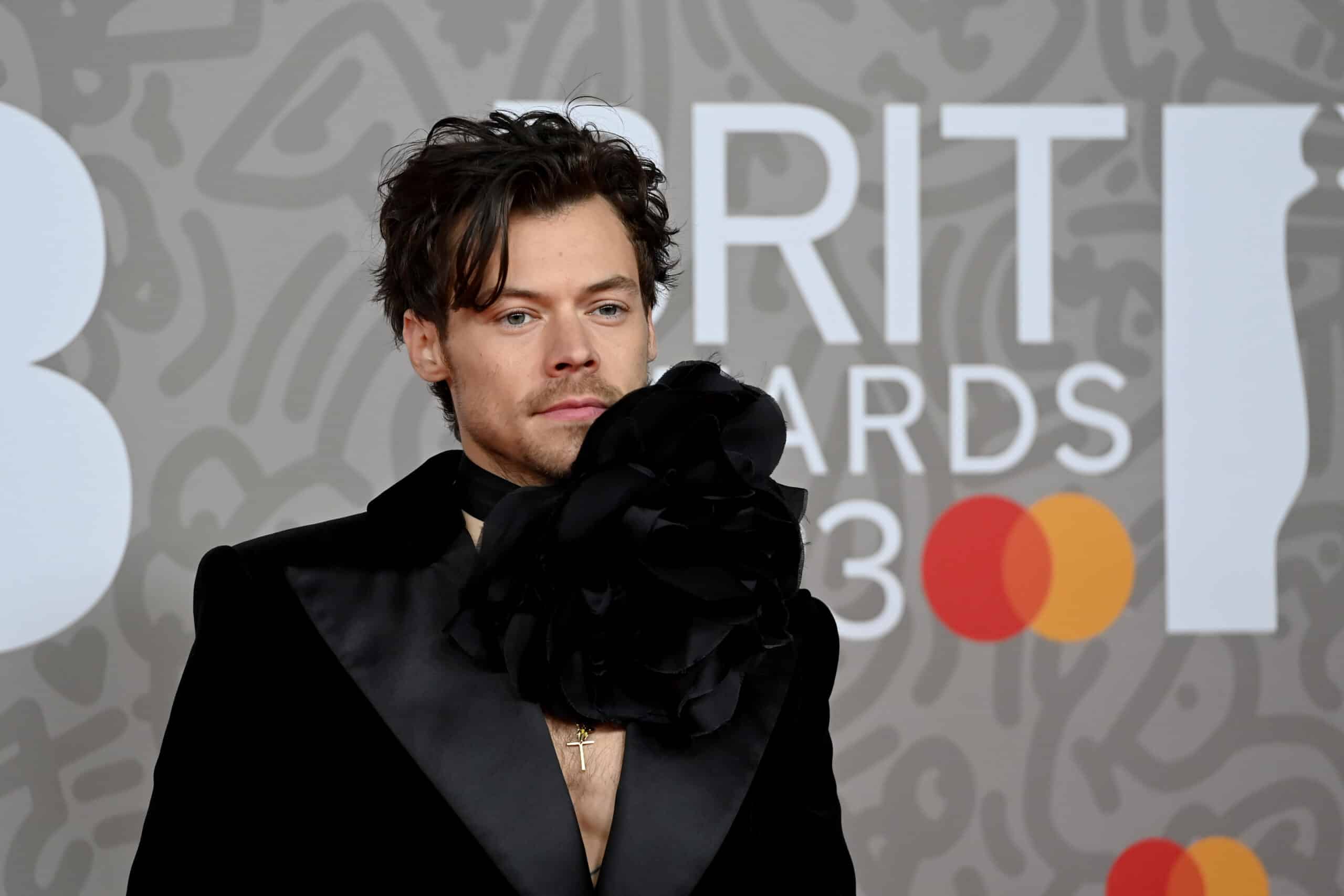 LONDON, ENGLAND - FEBRUARY 11: Harry Styles attends The BRIT Awards 2023 at The O2 Arena on February 11,