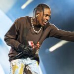 Travis Scott performs during 2021 Astroworld Festival at NRG Park on November 05, 2021 in Houston, Texas.