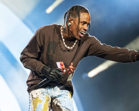 Travis Scott performs during 2021 Astroworld Festival at NRG Park on November 05, 2021 in Houston, Texas.