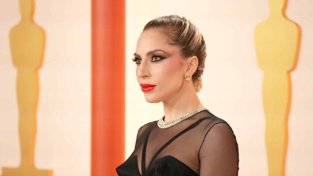 HOLLYWOOD, CALIFORNIA - MARCH 12: Lady Gaga attends the 95th Annual Academy Awards on March 12, 2023 in Hollywood, California.