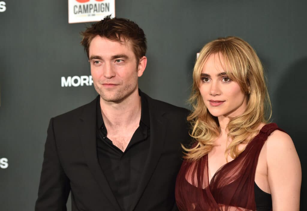 Robert Pattinson and Suki Waterhouse attend the GO Campaign's Annual Gala 2023 at Citizen News Hollywood on October 21, 2023 in Los Angeles, California.