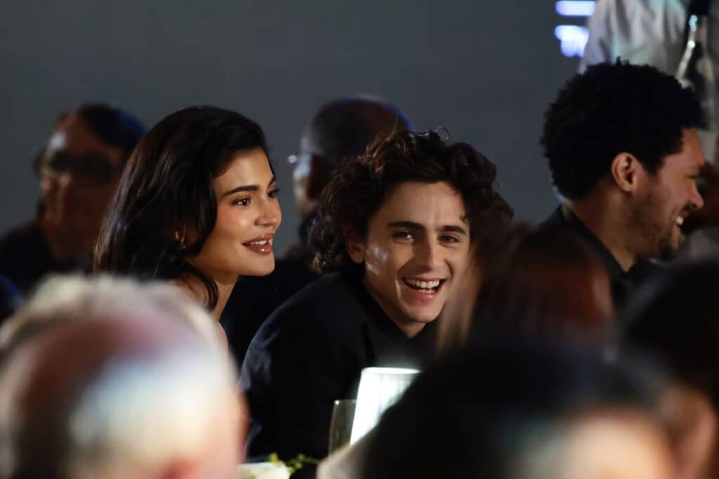 Kylie Jenner and Timothée Chalamet attend the WSJ. Magazine 2023 Innovator Awards sponsored by Harry Winston, Hyundai Motor America, Montblanc, Rémy Martin and Roche Bobois at MoMA on November 01, 2023 in New York City.