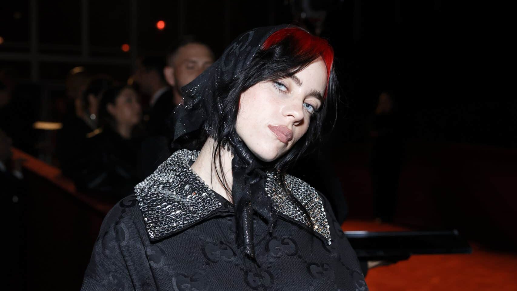 LOS ANGELES, CALIFORNIA - NOVEMBER 04: Billie Eilish, wearing Gucci, attends the 2023 LACMA Art+Film Gala, Presented By Gucci at Los Angeles County Museum of Art on November 04, 2023 in Los Angeles, California.