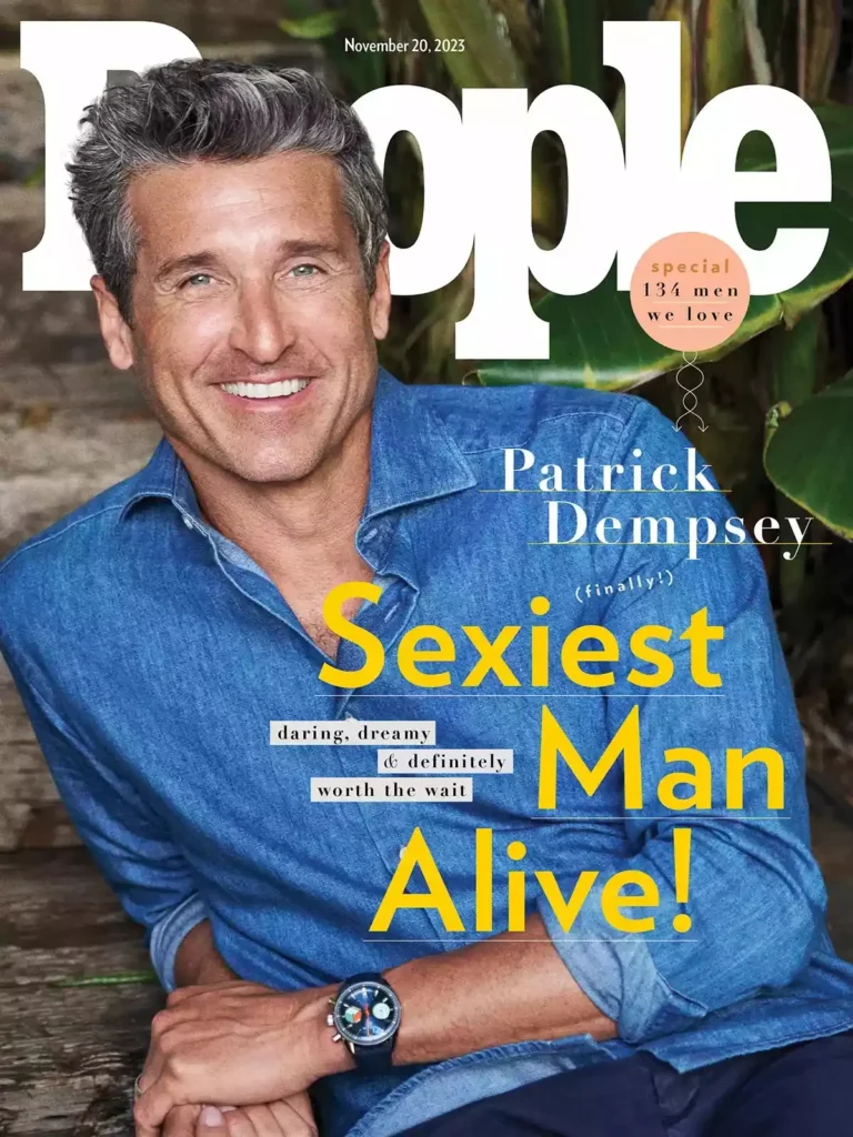 Patrick Dempsey has earned himself the new title of People magazine’s “Sexiest Man Alive” 2023.
