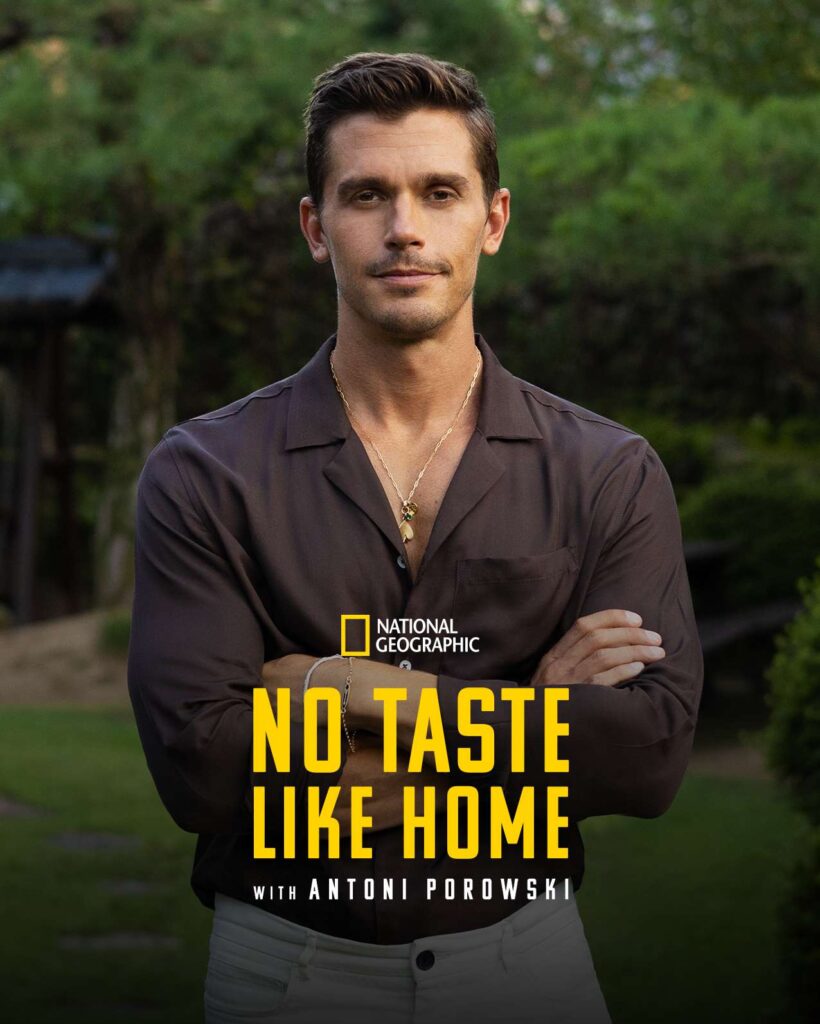 Antoni Poroswki pictured for National Geographic's new series 'No Taste Like Home'.