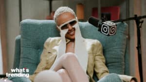 Doja Cat pictured on the new podcast from Instagram 'Close Friends Only'