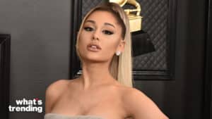 Ariana Grande pictured at the Grammys
