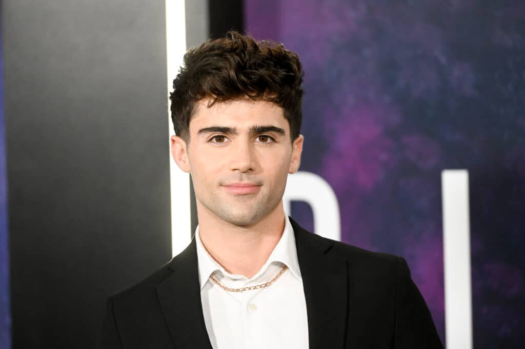 Max Ehrich at the premiere of "Star Trek: Picard the Final Season" held at TCL Chinese Theatre on February 9, 2023 in Los Angeles, California.