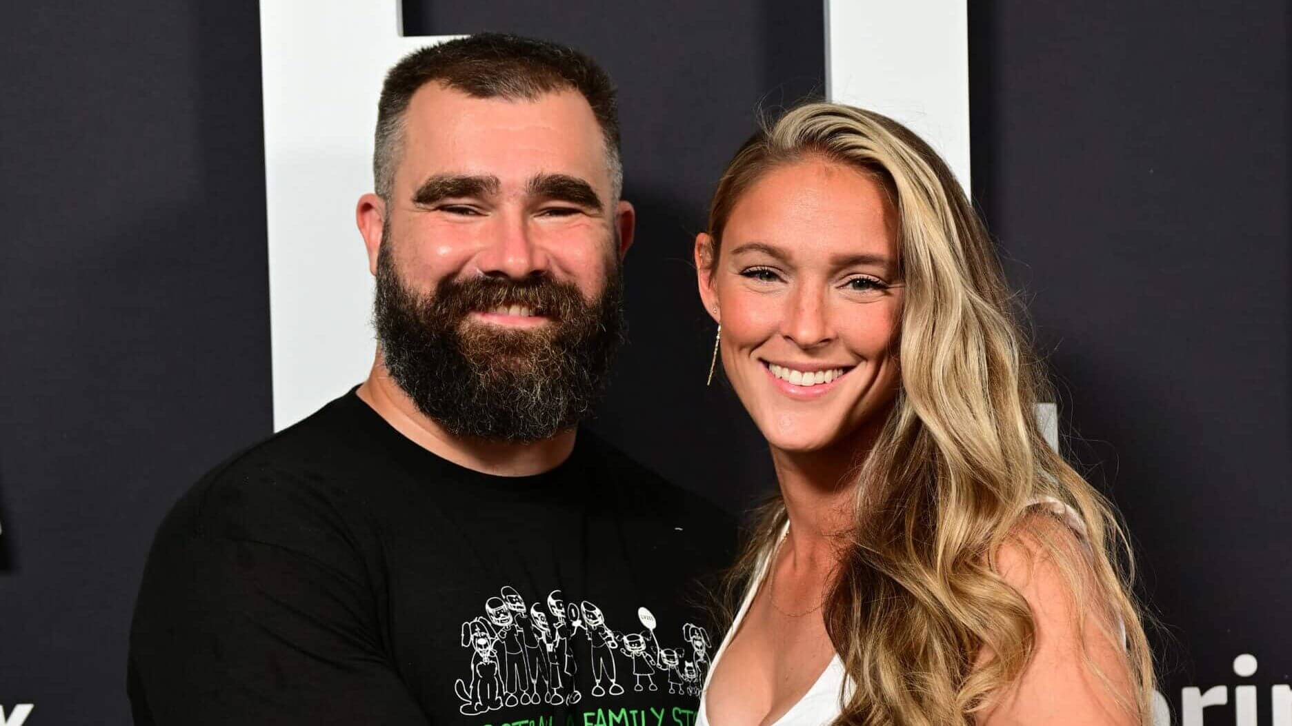 Jason Kelce Says Wife Kylie Was Not ‘Happy’ When He Went Shirtless At