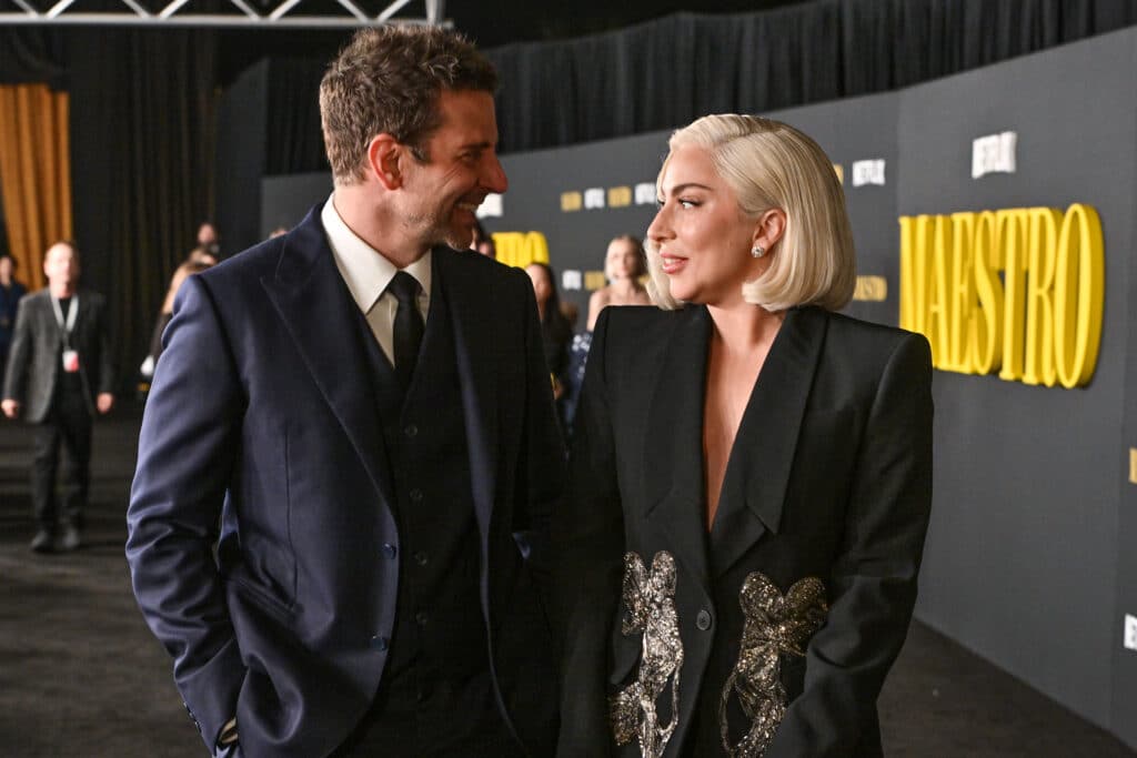 Bradley Cooper and Lady Gaga attend Netflix's Maestro LA special screening at Academy Museum of Motion Pictures on December 12, 2023 in Los Angeles, California.