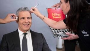 Inside Madame Tussauds New York, the figure will be seated in a recreated version of the Watch What Happens Live with Andy Cohen studio.