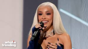 NEW YORK, NEW YORK - SEPTEMBER 12: Doja Cat onstage during the 2021 MTV Video Music Awards at Barclays Center on September 12, 2021 in the Brooklyn borough of New York City. (Photo by Theo Wargo/Getty Images for MTV/ViacomCBS)