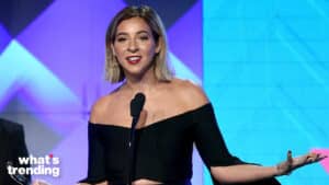BEVERLY HILLS, CA - OCTOBER 22: Gabbie Hanna accepts the Storyteller award onstage during The 8th Annual Streamy Awards at The Beverly Hilton Hotel on October 22, 2018 in Beverly Hills, California. (Photo by Kevin Winter/Getty Images for Streamy Awards)