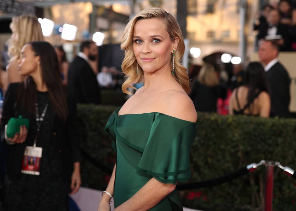 Actor Reese Witherspoon attends the 24th Annual Screen Actors Guild Awards at The Shrine Auditorium on January 21, 2018 in Los Angeles, California.