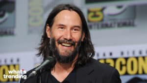 SAN DIEGO, CALIFORNIA - JULY 22: Keanu Reeves speaks onstage at Keanu Reeves "BRZRKR: The Immortal Saga Continues" panel during 2022 Comic-Con International: San Diego at San Diego Convention Center on July 22, 2022 in San Diego, California. (Photo by Albert L. Ortega/Getty Images)