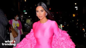 NEW YORK, NEW YORK - OCTOBER 10: Kim Kardashian arrives at SNL afterparty on October 10, 2021 in New York City. (Photo by Gotham/GC images)