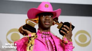 LOS ANGELES, CALIFORNIA - JANUARY 26: Lil Nas X, winner of Best Music Video and Best Pop Duo/Group Performance for "Old Town Road (feat. Billy Ray Cyrus)" and Album of the Year for his EP, 7 poses in the press room during the 62nd Annual GRAMMY Awards at Staples Center on January 26, 2020 in Los Angeles, California. (Photo by Amanda Edwards/Getty Images)