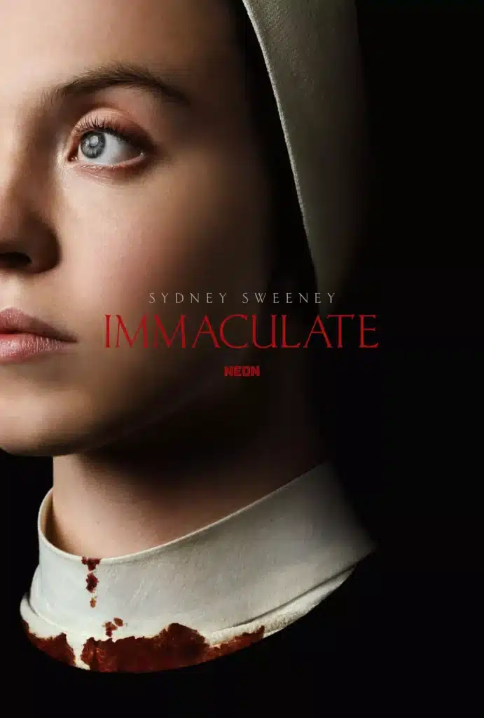 Sydney Sweeney starring in Immaculate from NEON. 