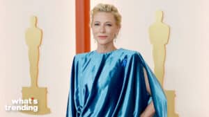 HOLLYWOOD, CALIFORNIA - MARCH 12: Cate Blanchett attends the 95th Annual Academy Awards on March 12, 2023 in Hollywood, California. (Photo by Mike Coppola/Getty Images)