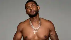 Usher poses for the latest Skims campaign.