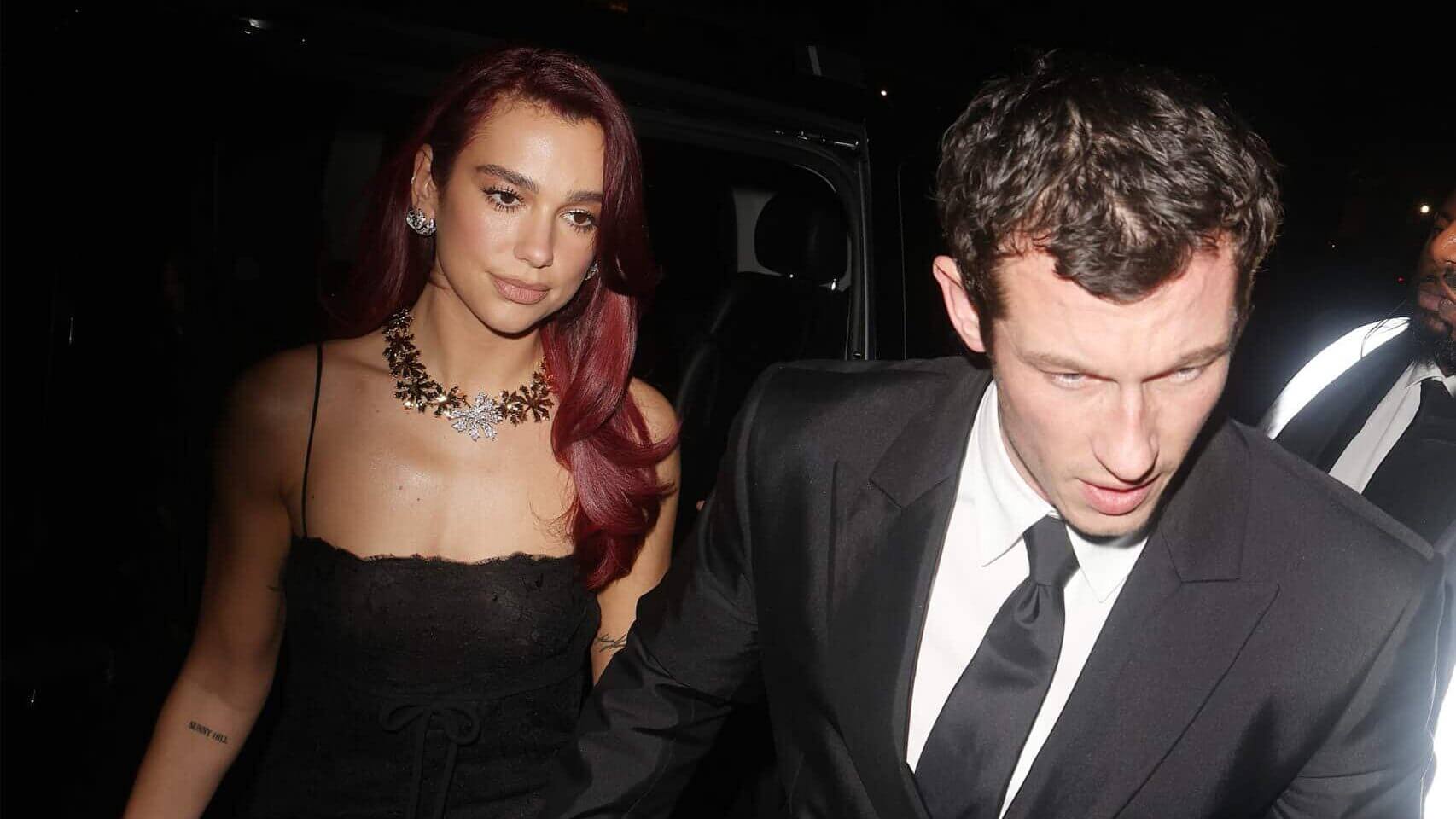 Dua Lipa And Callum Turner Hold Hands at 2024 BAFTAs Afterparty After