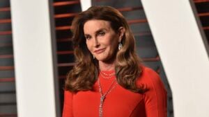 TV personality Caitlyn Jenner arrives at the 2016 Vanity Fair Oscar Party Hosted By Graydon Carter at Wallis Annenberg Center for the Performing Arts on February 28, 2016 in Beverly Hills, California.