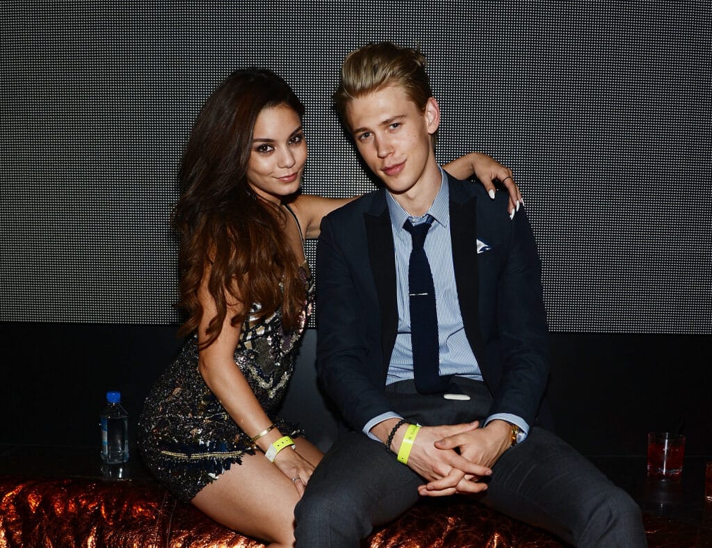 Vanessa Hudgens and Austin Butler aattend the grand opening of Hakkasan Nightclub at the MGM Grand on April 27, 2013 in Las Vegas, Nevada.