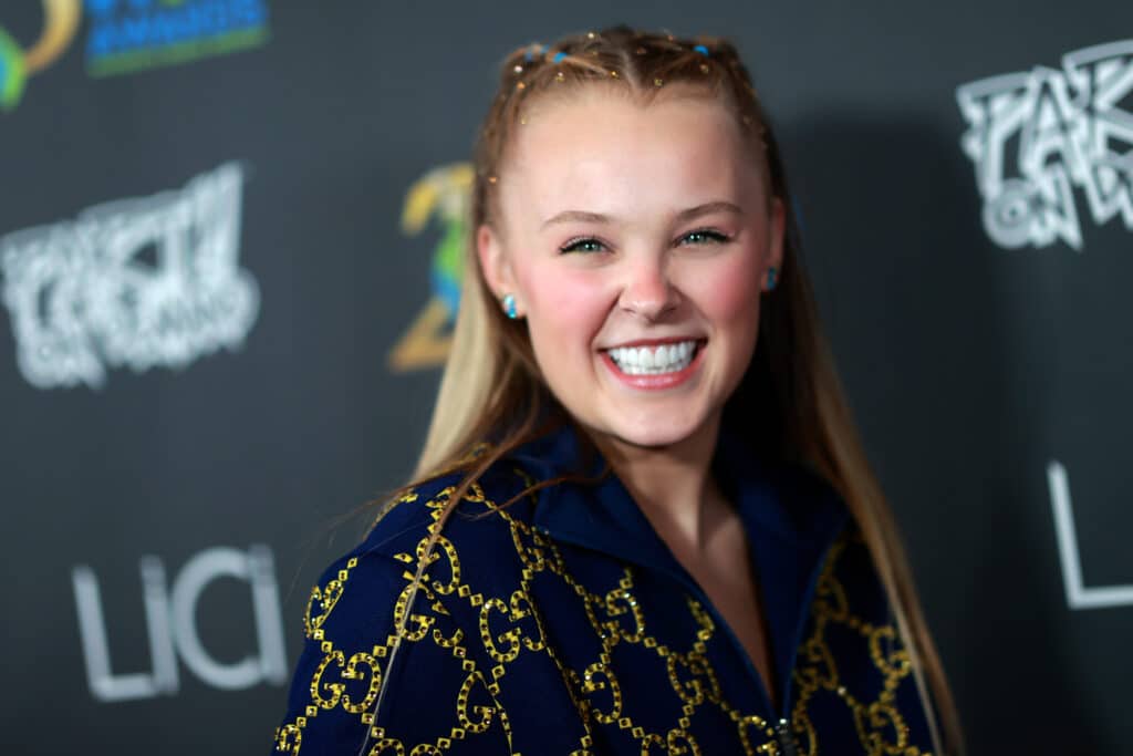 JoJo Siwa attends the 23rd Women's Images Awards Presented By The Women's Image Network at Saban Theatre on October 14, 2021 in Beverly Hills, California.