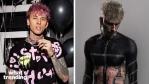 WEST HOLLYWOOD, CALIFORNIA - FEBRUARY 25: Machine Gun Kelly attends 'Avril Lavigne performs live at The Roxy for SiriusXM and Pandora's Small Stage Series' on February 25, 2022 in West Hollywood, California. (Photo by Emma McIntyre/Getty Images for SiriusXM)