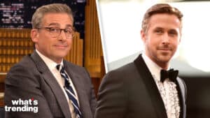 LEFT: NEW YORK, NY - JUNE 27: Actor Steve Carell attends "The Tonight Show Starring Jimmy Fallon" at Rockefeller Center on June 27, 2017 in New York City. (Photo by J. Kempin/Getty Images for NBC) RIGHT: HOLLYWOOD, CA - FEBRUARY 26: Actor Ryan Gosling attends the 89th Annual Academy Awards at Hollywood & Highland Center on February 26, 2017 in Hollywood, California. (Photo by Christopher Polk/Getty Images)