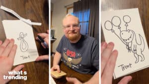 Trent is an autistic artist showing off his work online and educating followers along the way.
