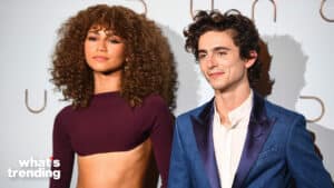 US actress Zendaya Coleman, aka Zendaya (L) and French-American actor Timothee Chalamet pose during a photocall ahead of the avant-premiere of the science-fiction movie "Dune" at the Grand Rex cinema hall in Paris on September 6, 2021. (Photo by Christophe ARCHAMBAULT / AFP) (Photo by CHRISTOPHE ARCHAMBAULT/AFP via Getty Images)