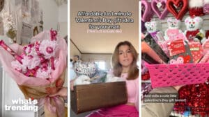Creative and crafty TikTokers are showing off how to give a great Valentine's Day gift without hurting your wallet.