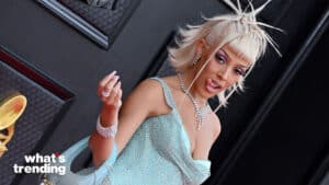 LAS VEGAS, NEVADA - APRIL 03: Doja Cat attends the 64th Annual GRAMMY Awards at MGM Grand Garden Arena on April 03, 2022 in Las Vegas, Nevada. (Photo by Axelle/Bauer-Griffin/FilmMagic)