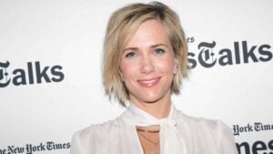 Kristen Wiig attends TimesTalks Presents An Evening With Kristen Wiig And Shira Piven at Times Center on April 28, 2015 in New York City.