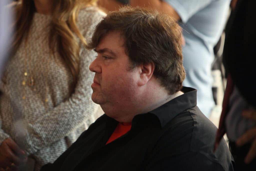 Director Dan Schneider attends the event Meet the Cast: "Nickelodeon's Game Shakers" at the Apple Store Soho on September 10, 2015 in New York City.