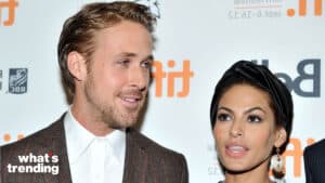 TORONTO, ON - SEPTEMBER 07: Actors (L-R) Eva Mendes and Ryan Gosling attend "The Place Beyond The Pines" premiere during the 2012 Toronto International Film Festival at Princess of Wales Theatre on September 7, 2012 in Toronto, Canada. (Photo by Sonia Recchia/Getty Images)