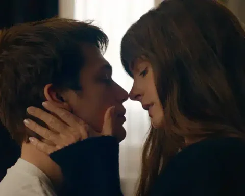 Nicholas Galitzine and Anne Hathaway for 'The Idea of You' from Prime Video.