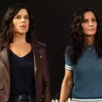 Neve Campbell and Courteney Cox in "Scream" (2022).