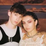 Charli XCX pictured with Troye Sivan.