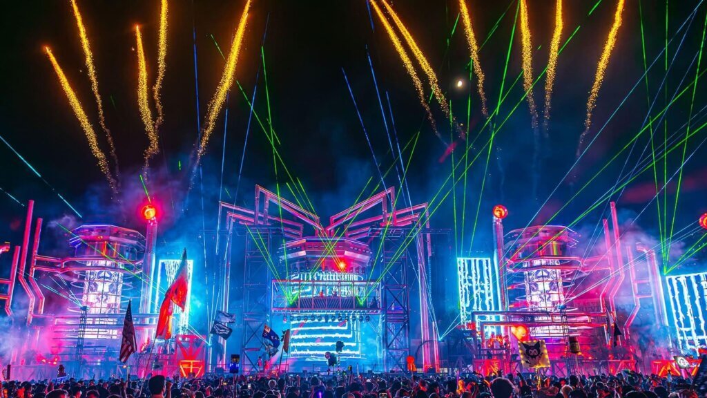 The bassPOD stage at EDC 2024. (Photo by Jake West for Insomniac Events)