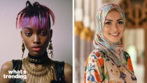 Entirely fictional Ai influencers Ailya Lou (left) and Kenza Layli (right).