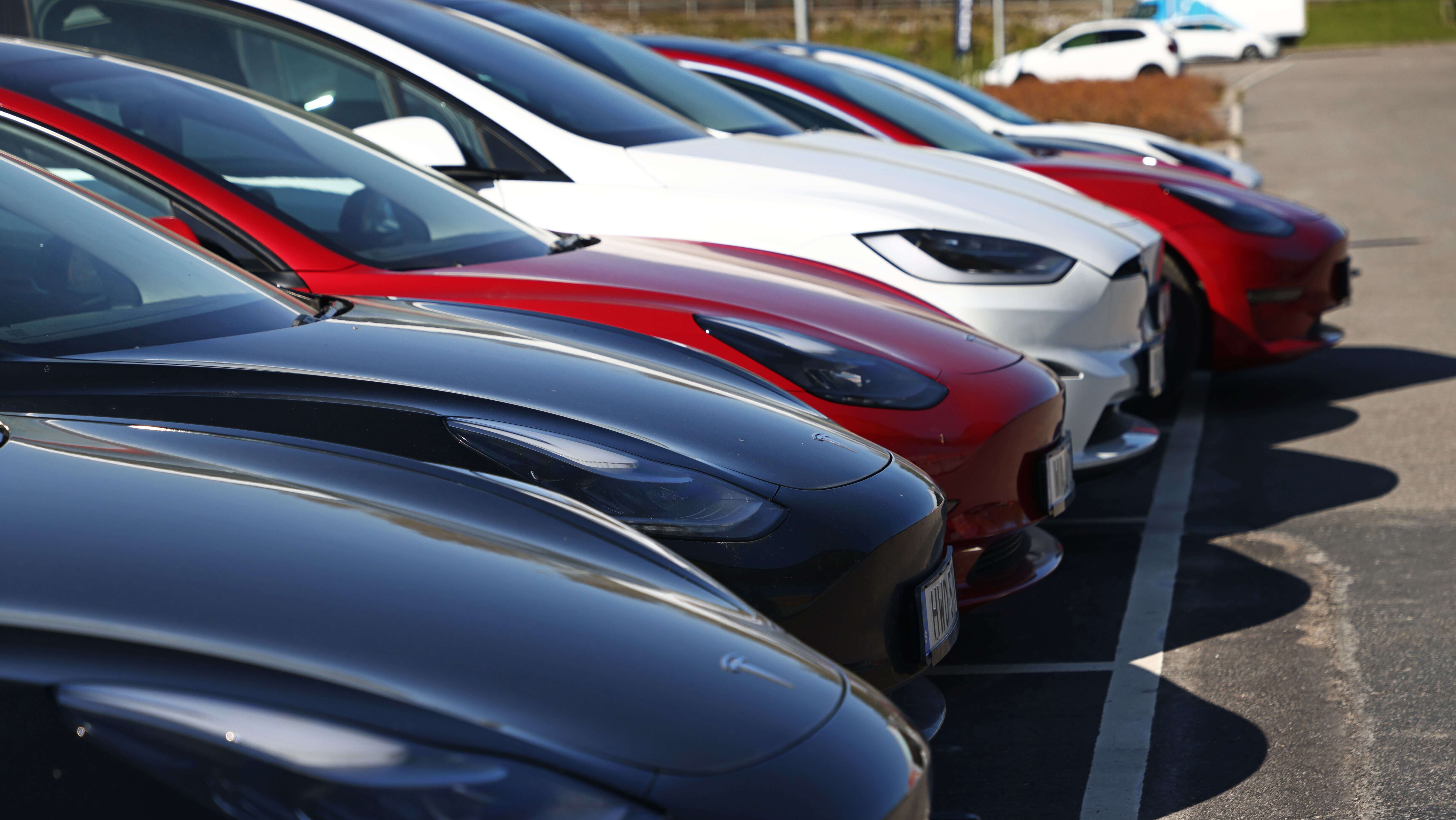Tesla car dealership and service, Örebro, Sweden