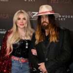 Firerose and Billy Ray Cyrus arriving at Dolly
