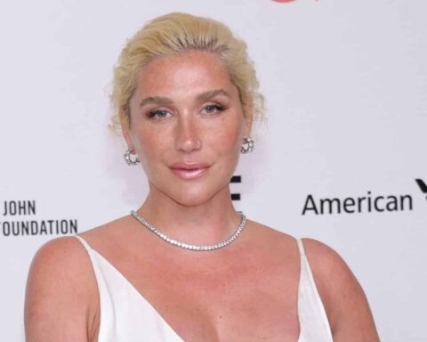 Kesha attends the Elton John AIDS Foundation's 32nd Annual Academy Awards Viewing Party in West Hollywood, Los Angeles, CA, USA on March 10, 2024.