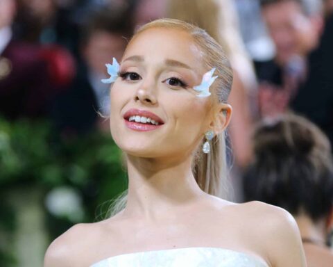 Ariana Grande attends the Met Gala 2024 ?Sleeping Beauties: Reawakening Fashion.? at The Metropolitan Museum of Art in New York, NY on May 6, 2024