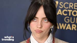 Billie Eilish attends the 30th annual SAG Awards at the Shrine Auditorium and Expo Hall in Los Angeles, California on Saturday, February 24, 2024.