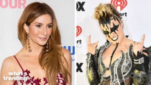 LEFT: Anneliese van der Pol arrives at Women Making History Awards. RIGHT: JoJo Siwa attends the 2024 iHeartRadio Music Awards at the Dolby Theater on April 1, 2024 in Hollywood, California.
